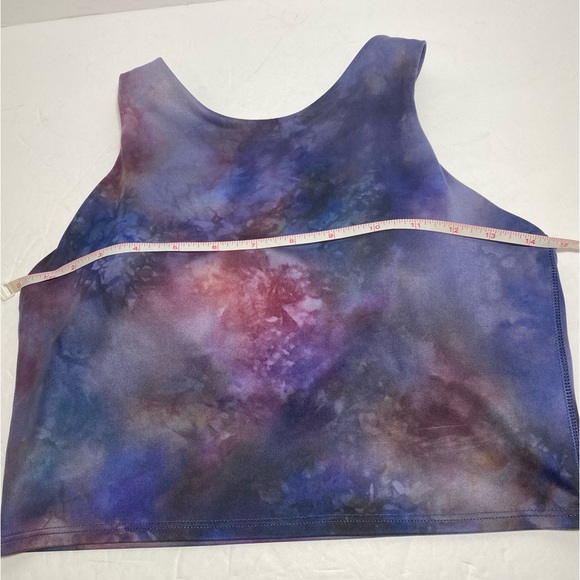 Athleta Conscious Crop Bra Top Galaxy Pattern Size S - Picture 6 of 11